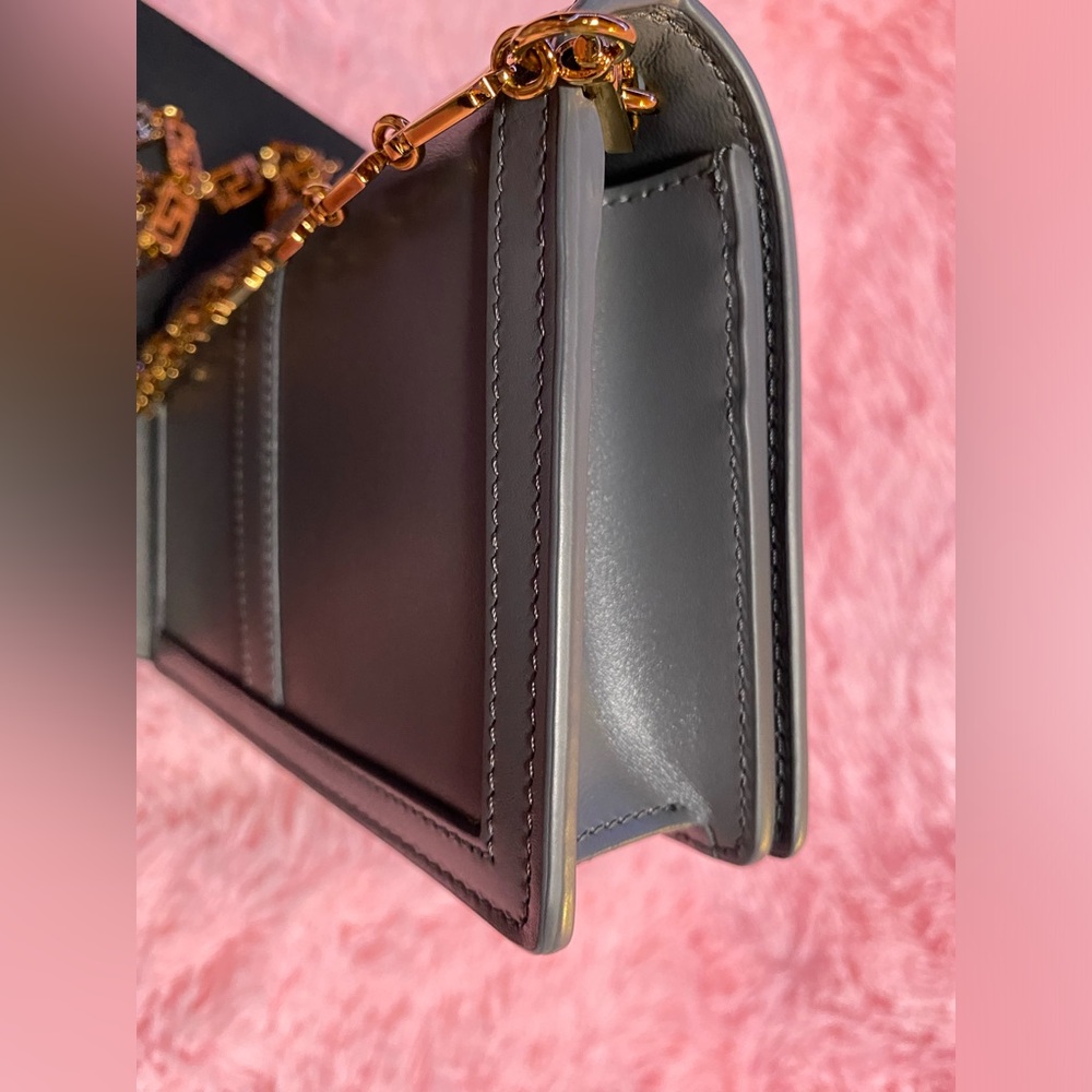 Authentic Versace Greca Goddess Leather Wallet On… - image 8